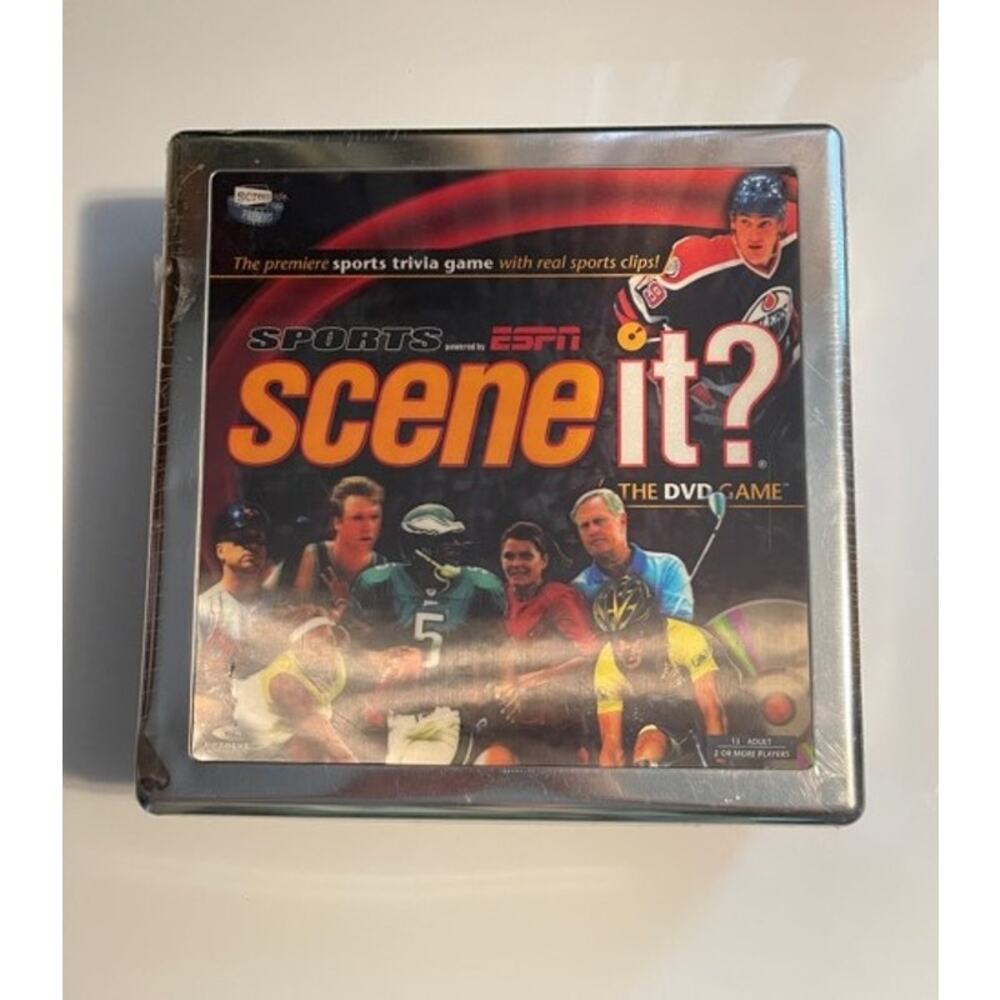 Scene It ?- Sports Special Edition w/ Collectors Tin, SEALED, UNOPENED